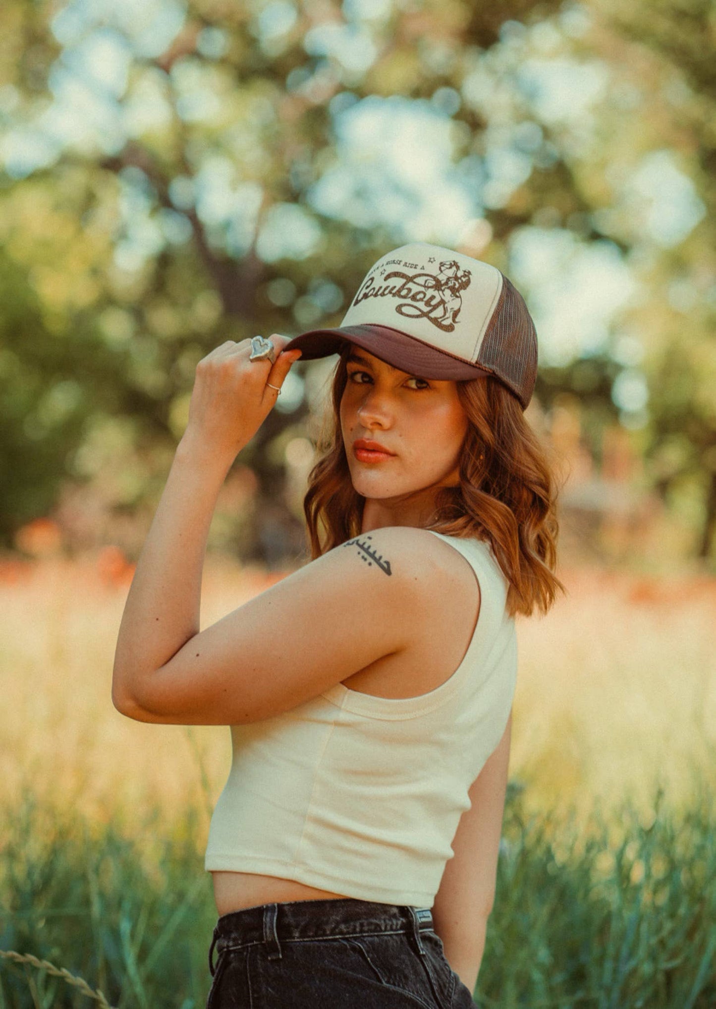 Save A Horse Ride A Cowboy Trucker Hat