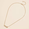 WWJD What Would Jesus Do 18K Gold Necklace: Gold / One / 4DN18088