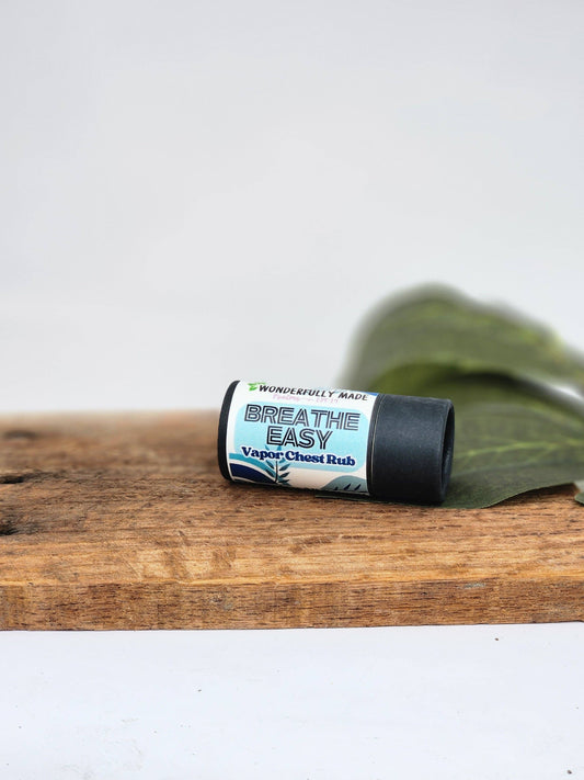 Essential Oil Salve Clear Congestion Chest Neck Cold Cough Natural Organic Relief Menthol Camphor Soothing