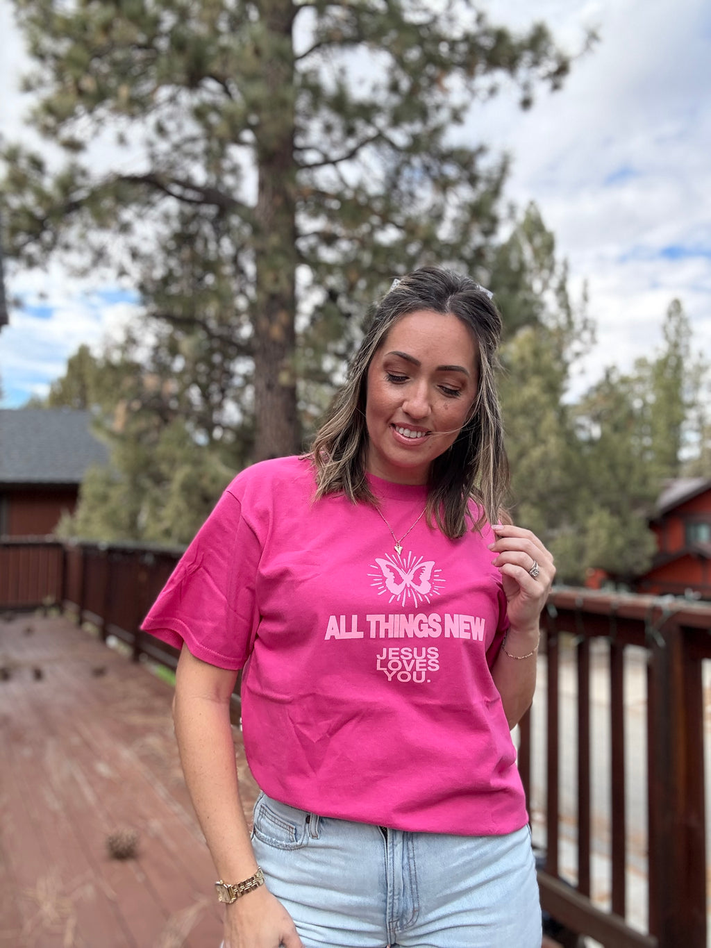"All Things New" Graphic Tee