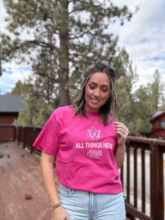 "All Things New" Graphic Tee