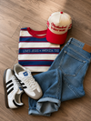 Striped Loves Jesus + America, too