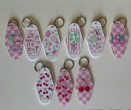 Trendy Motel Keychain