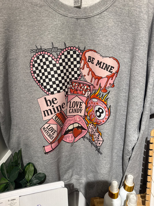 VALENTINES 8 ball Crewneck