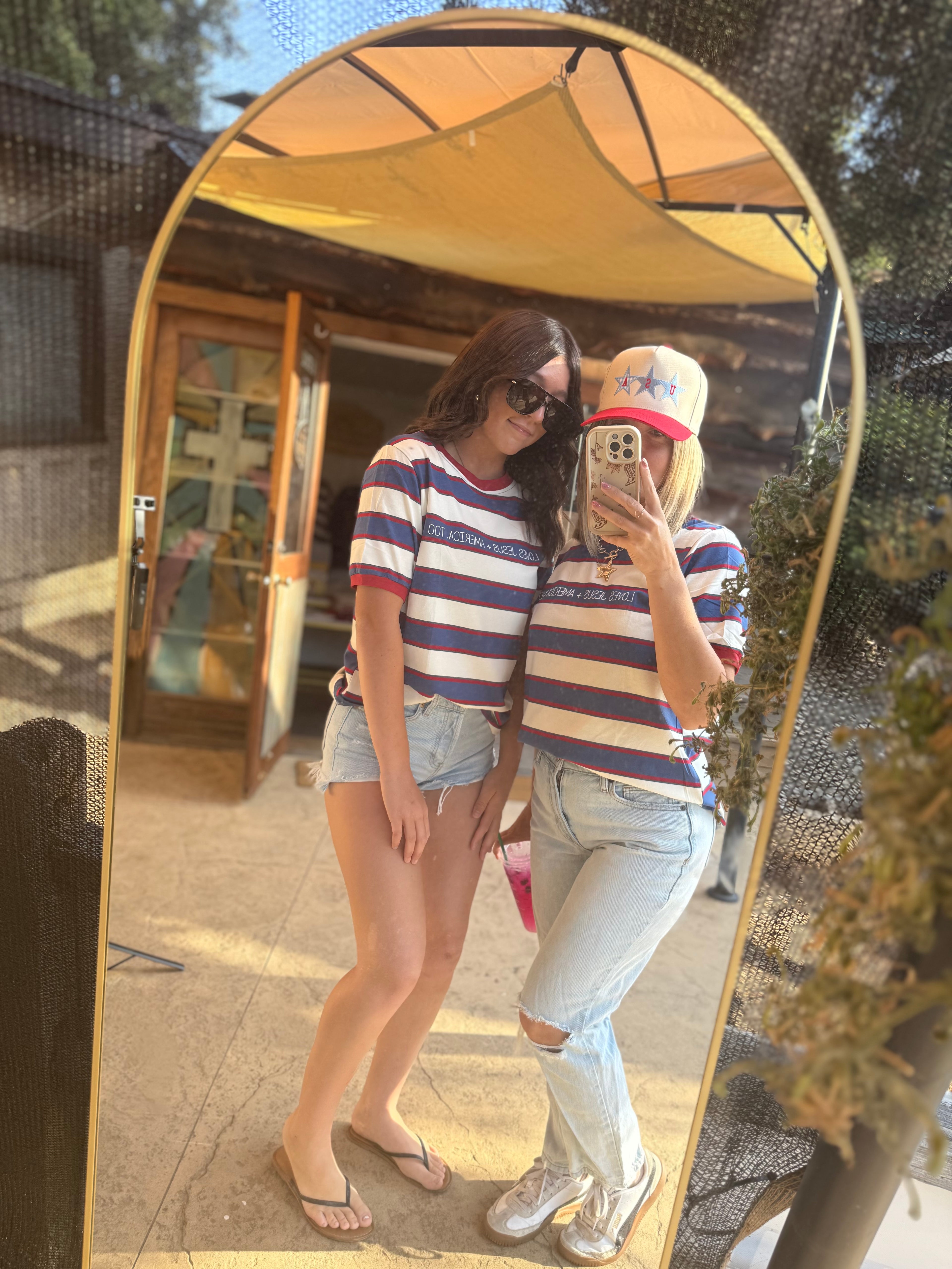 Striped Loves Jesus + America, too