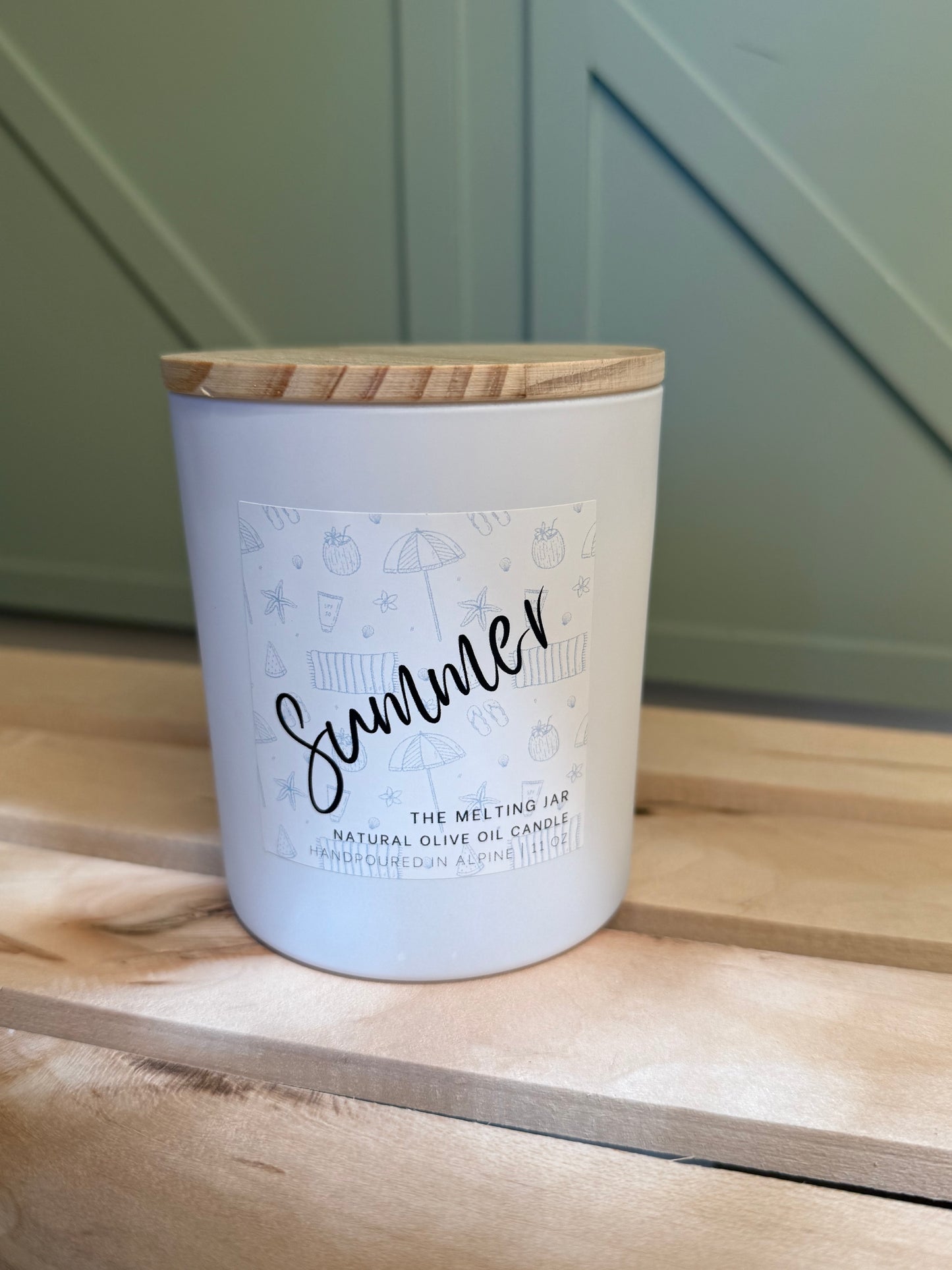 Olive Oil Candle