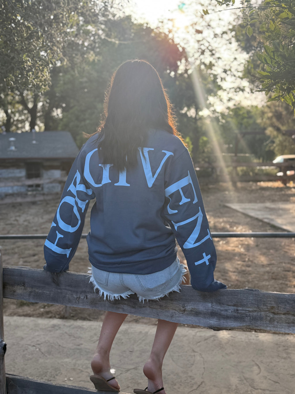 Forgiven Blue Sweatshirt