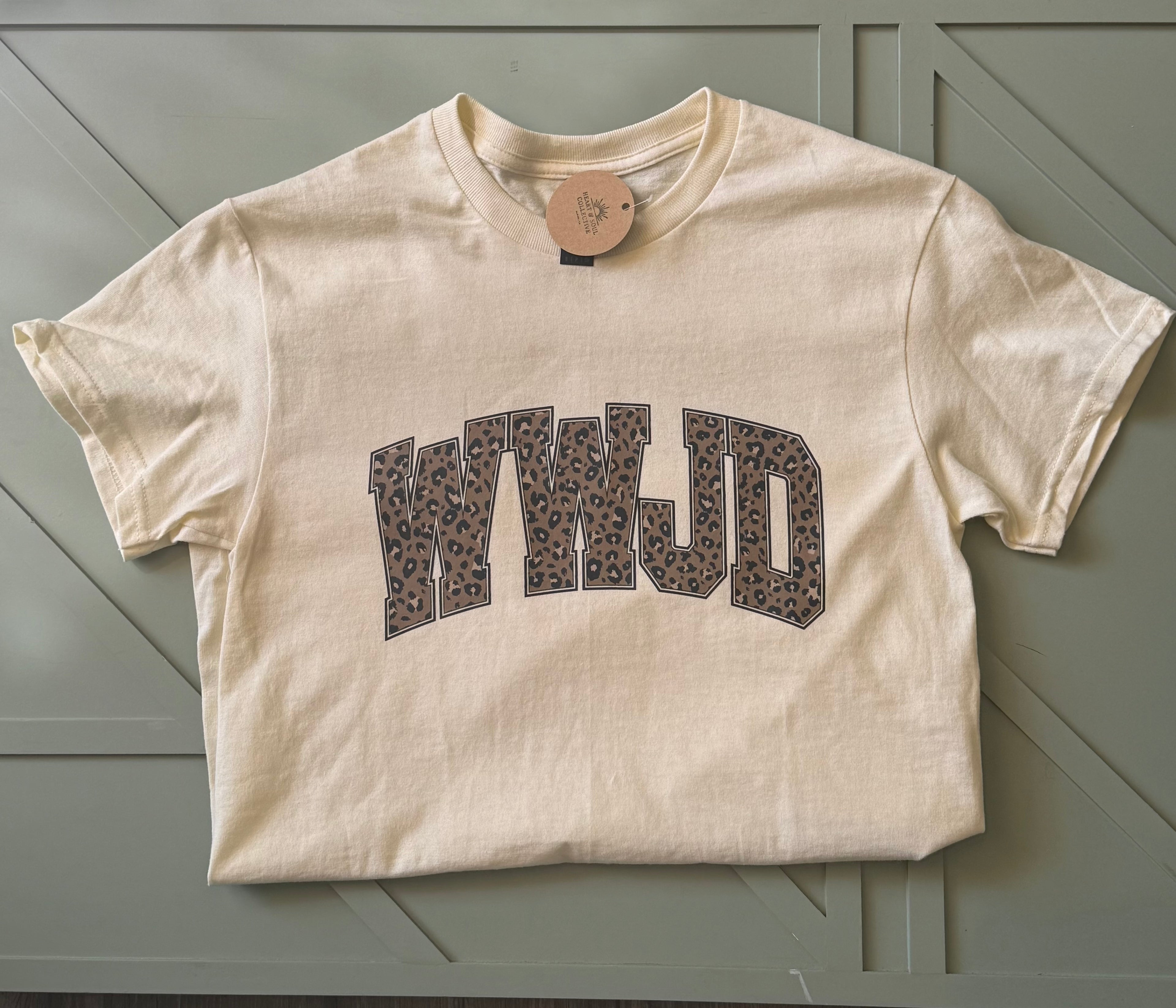 WWJD Leopard Tee