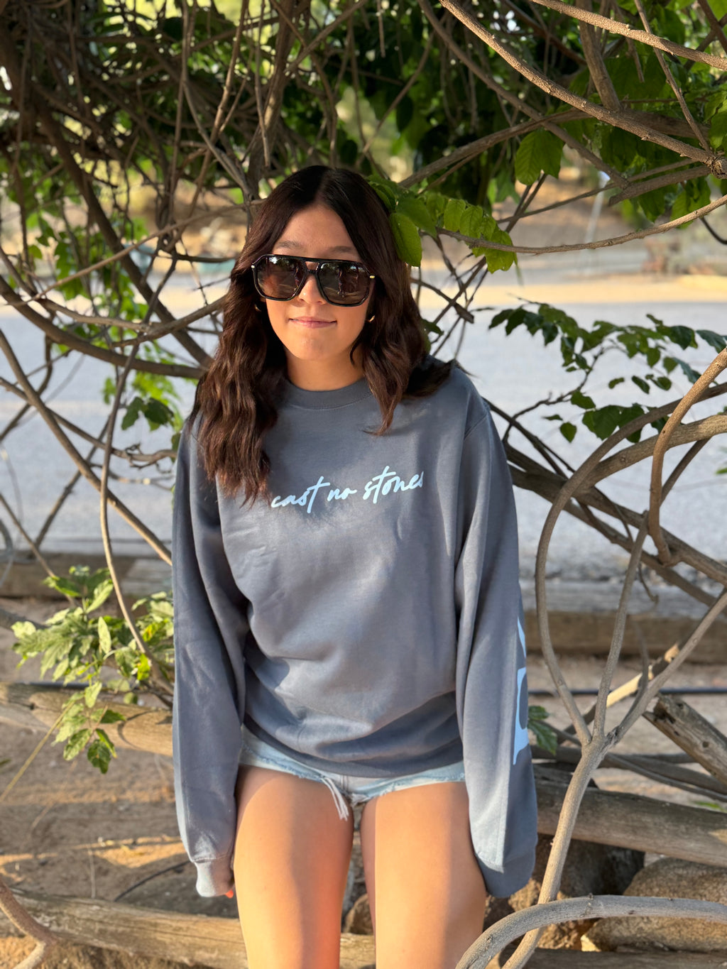 Forgiven Blue Sweatshirt