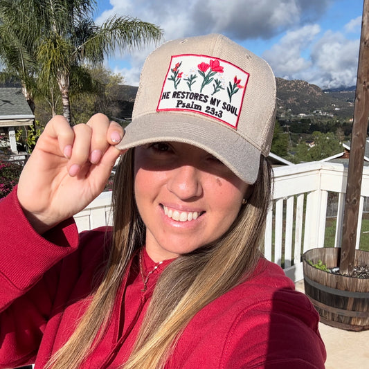 He Restores My Soul Trucker Hat