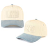 BLESSED Letter Embroidered Two Tone Trucker Hat Cap